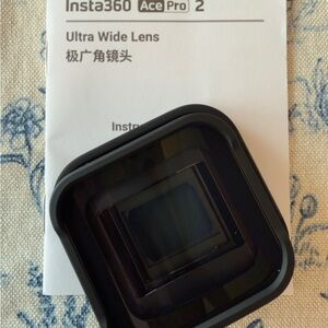 Insta360 AcePro 2 lenses- Ultra Wide Lens & Cinematic Lens
